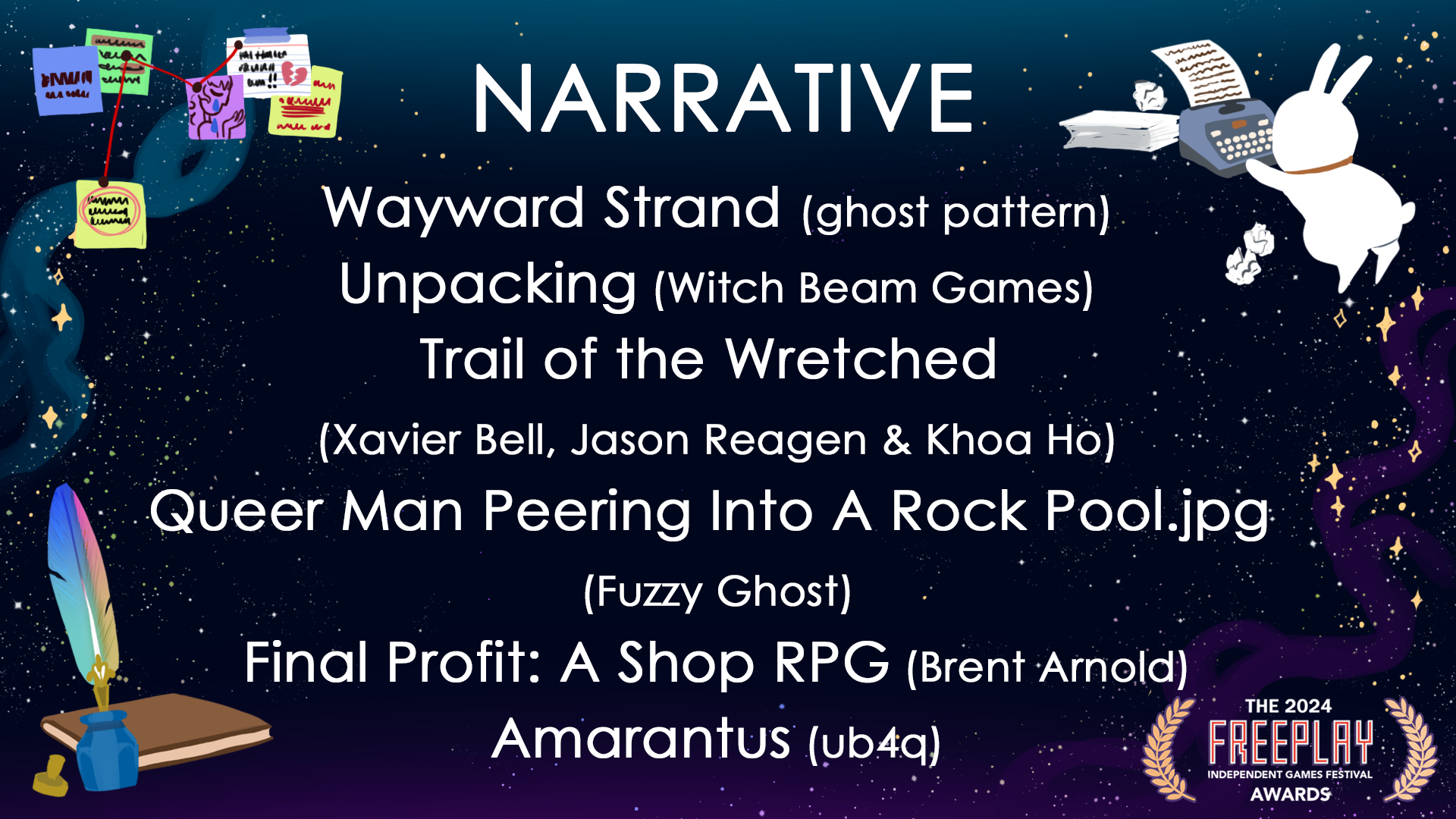 Narrative Nominees